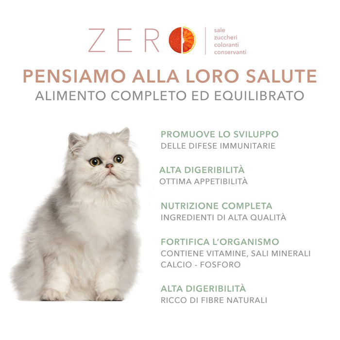 Tasty Pet Confezione di Alimento Completo Umido per Gatti - 5101 Sfilacci di Pollo Carota e mela